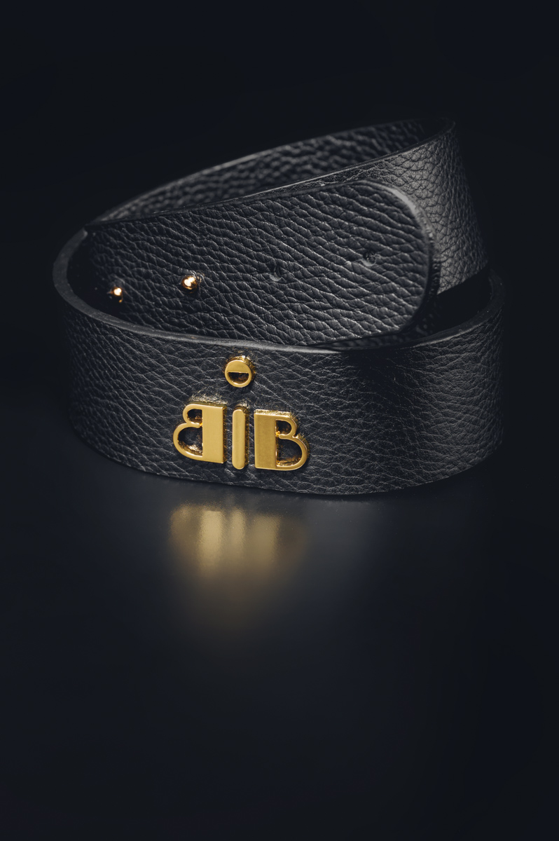 Babo - Waist Adjustable Black Leather Belt